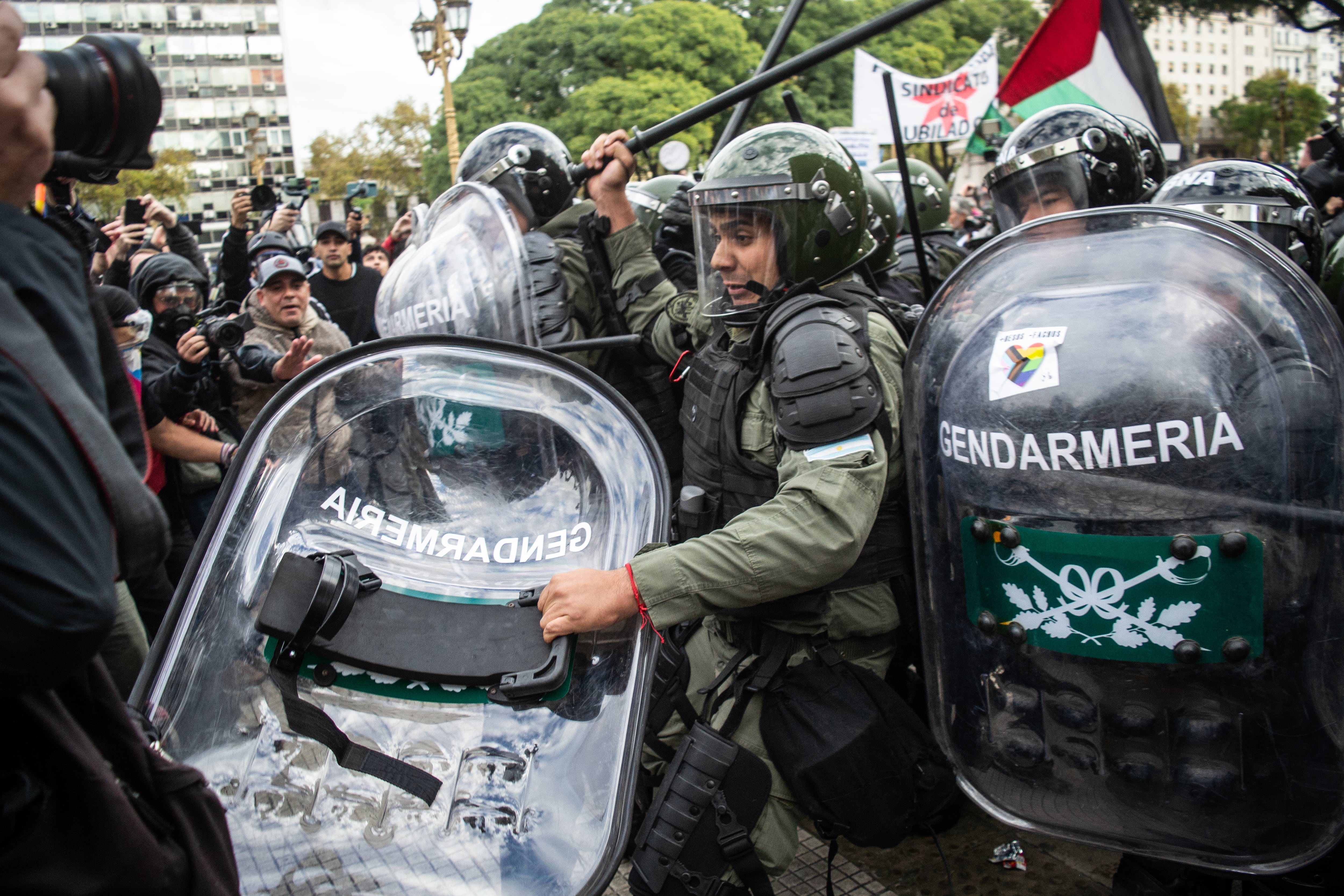 Más de la mitad de las manifestaciones que se produjeron durante el primer semestre del año fueron reprimidas.