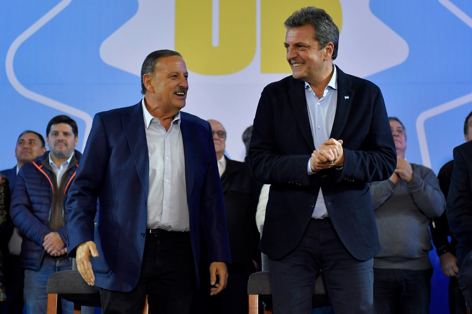 Sergio Massa y el gobernador de La Rioja, de campaña. 