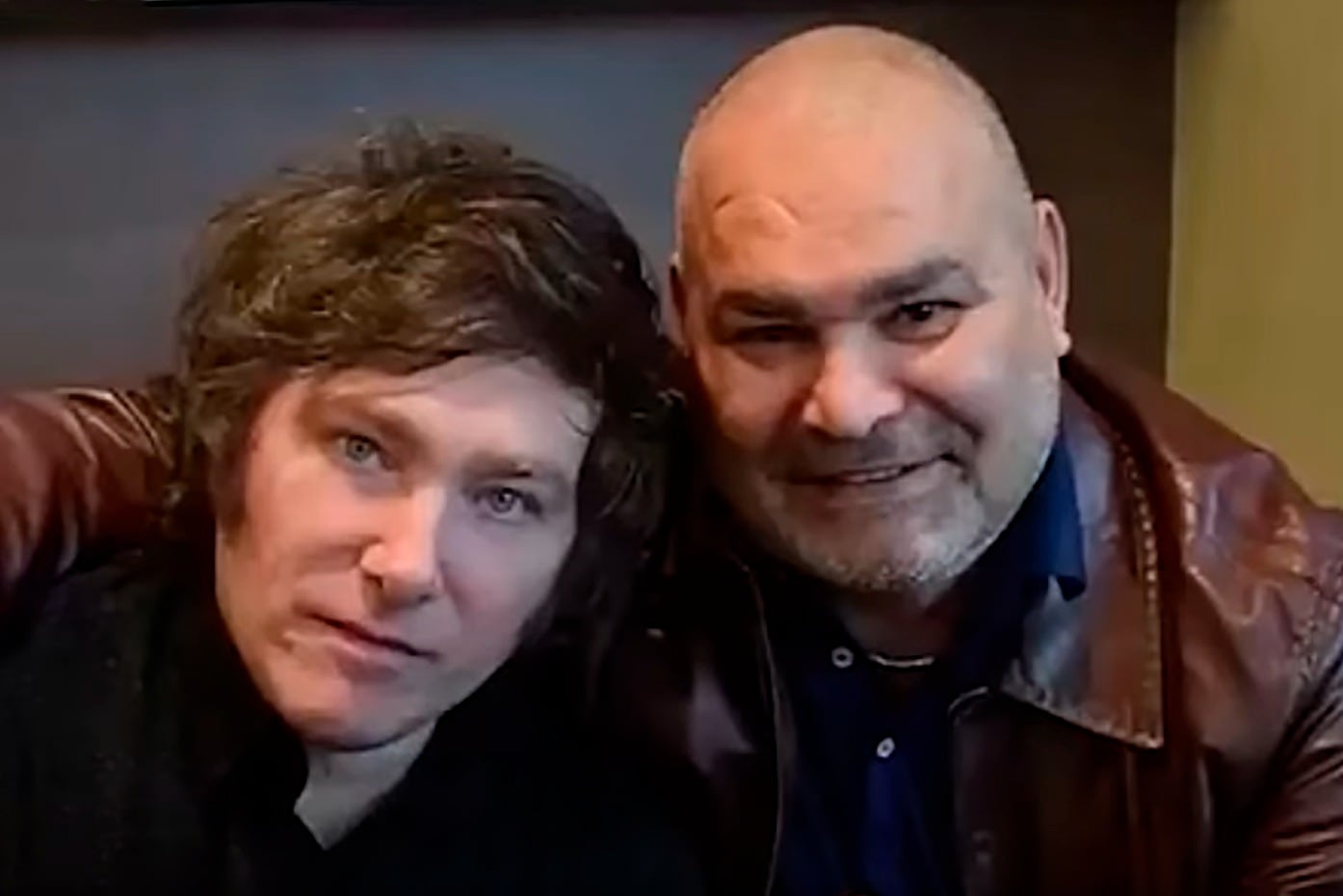 Javier Milei y José Luis Chilavert.