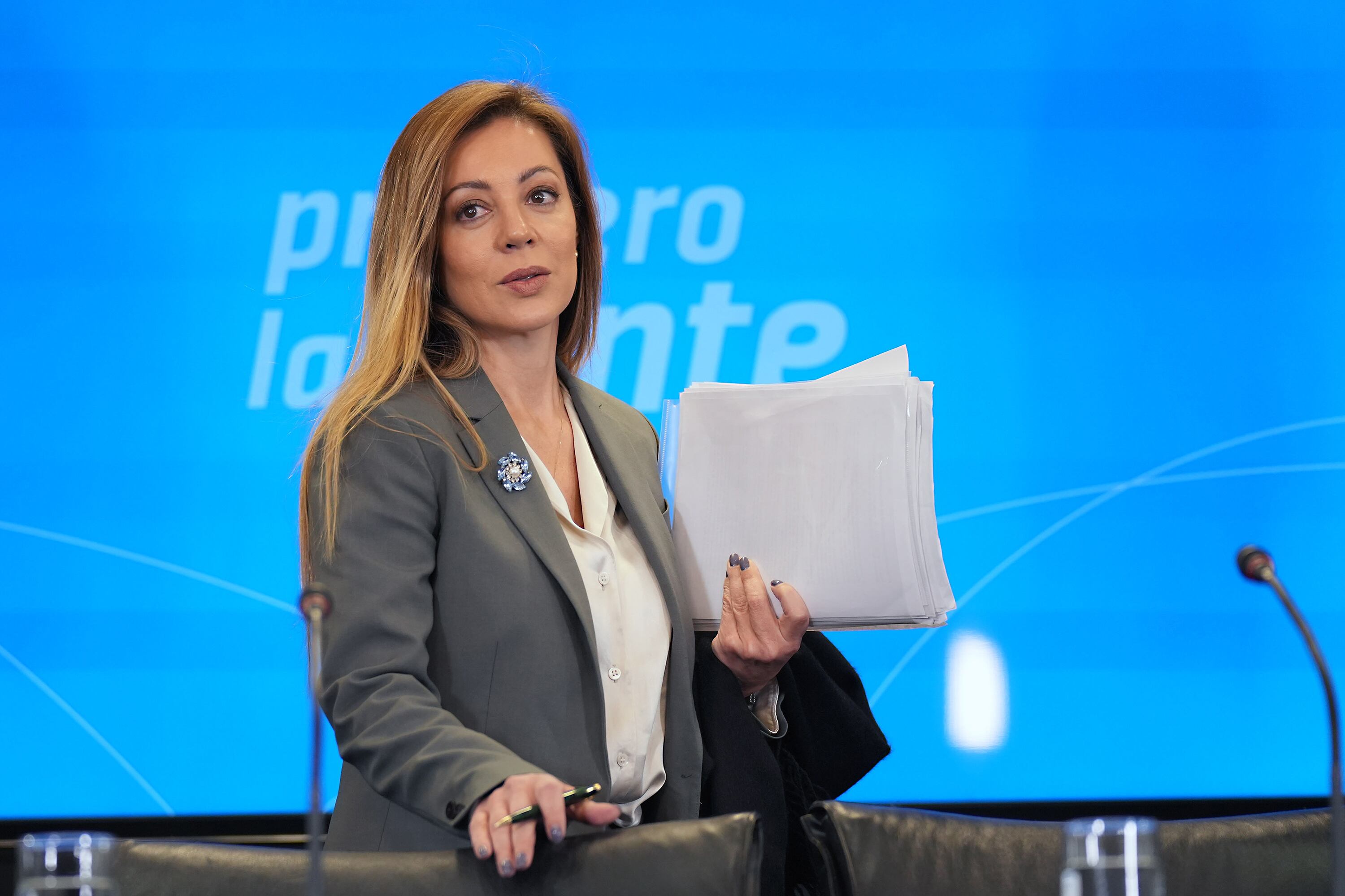 Flavia Royon, secretaria de energía. "Un hallazgo que puede modificar la historia de YPF y del país"