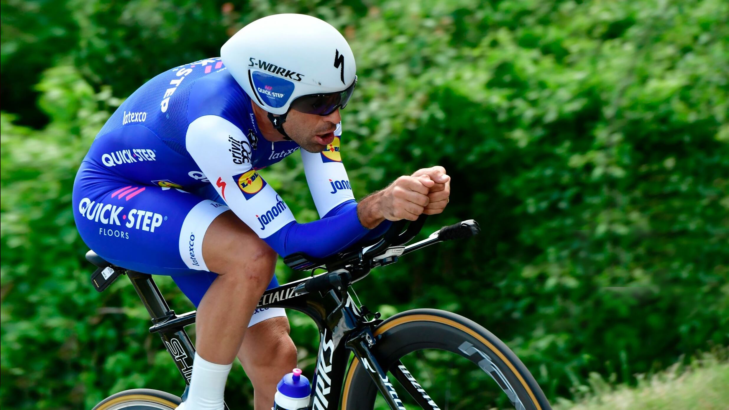 Richeze durante una de sus últimas competencias.