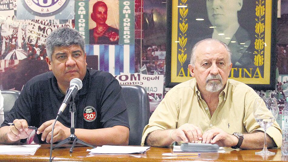 Pablo Moyano y Hugo Yasky confiados en el éxito de la marcha del 21.