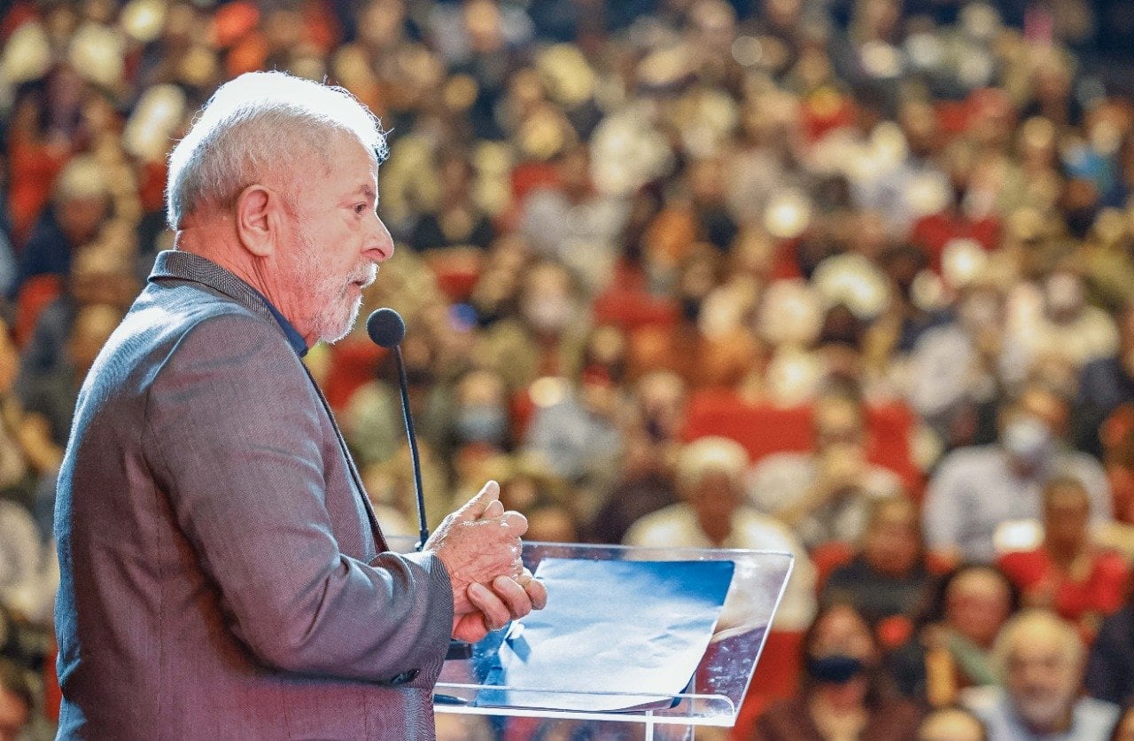 El expresidente de Brasil, Luiz Inácio Lula da Silva, en un acto de campaña / Redes sociales