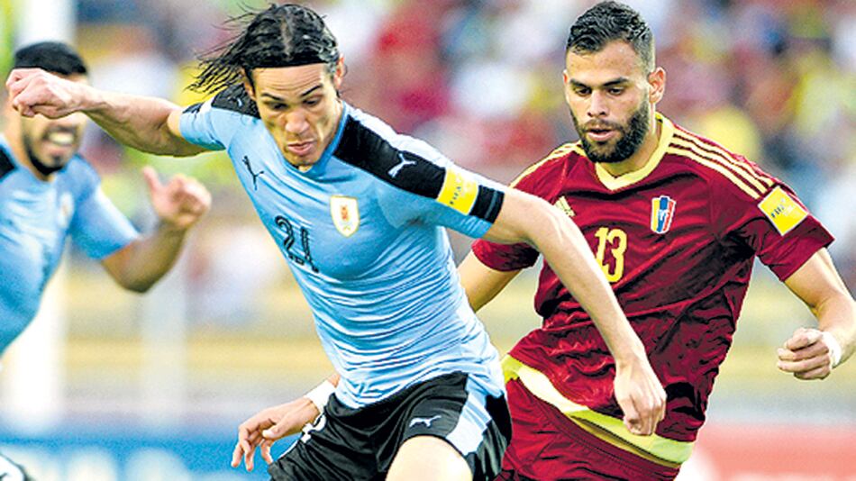 Cavani no pudo marcar diferencias.