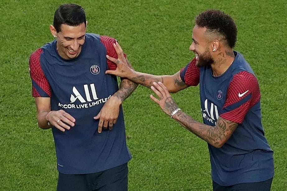 Di María y Neymar, dos de los tres positivos que tuvo el PSG.