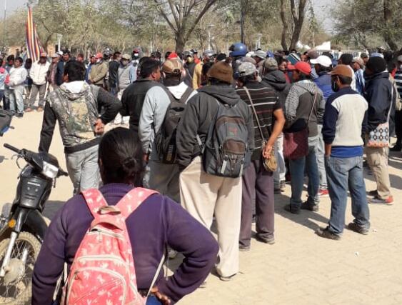 Referentes indígenas confluyeron ayer en Santa Victoria Este 