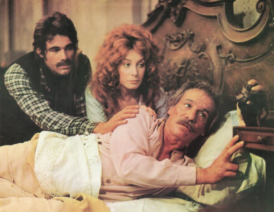 Juan José Camero, Thelma Biral y Francisco Rabal en El muerto