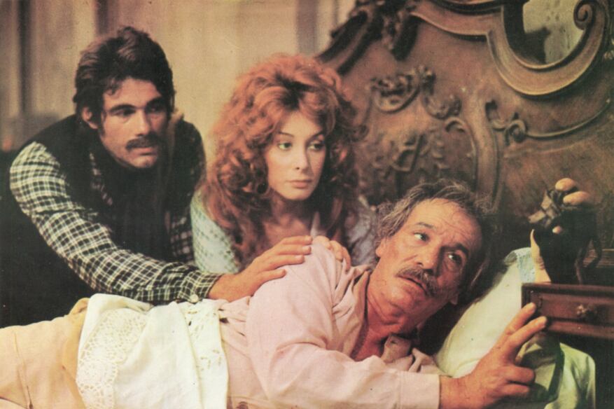 Juan José Camero, Thelma Biral y Francisco Rabal en El muerto