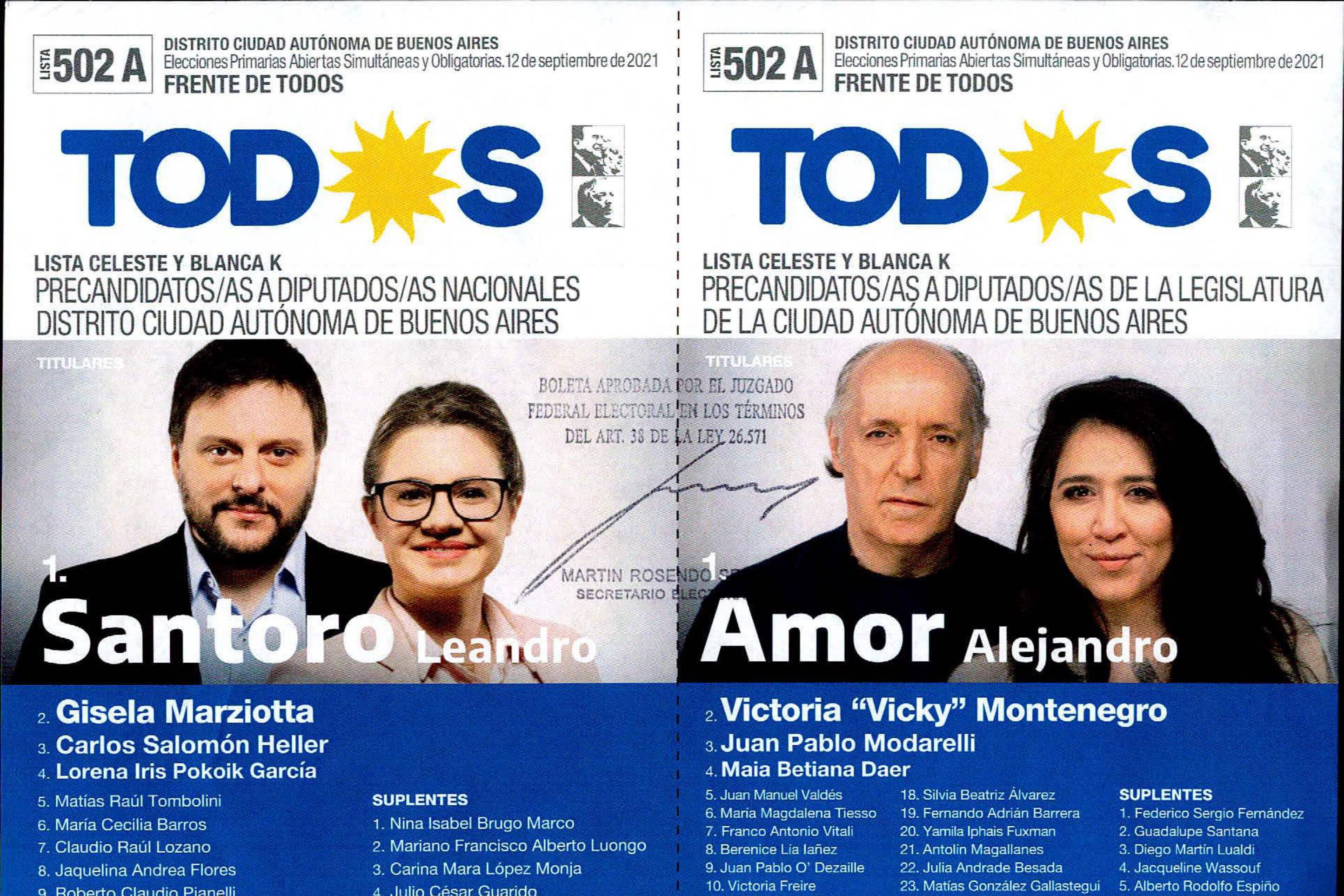 En CABA en las PASO habrá 17 boletas en el cuarto oscuro.