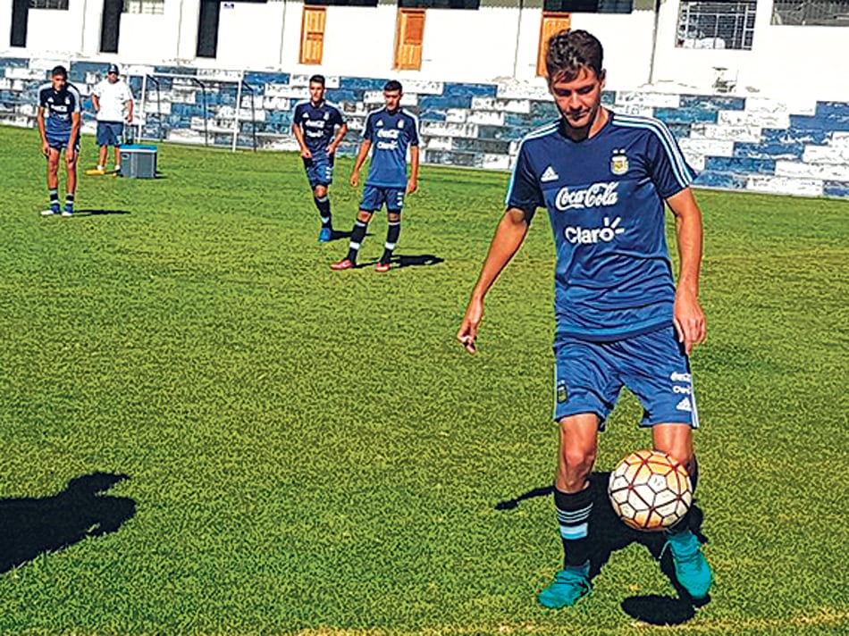 Entrenamiento del Sub-20.