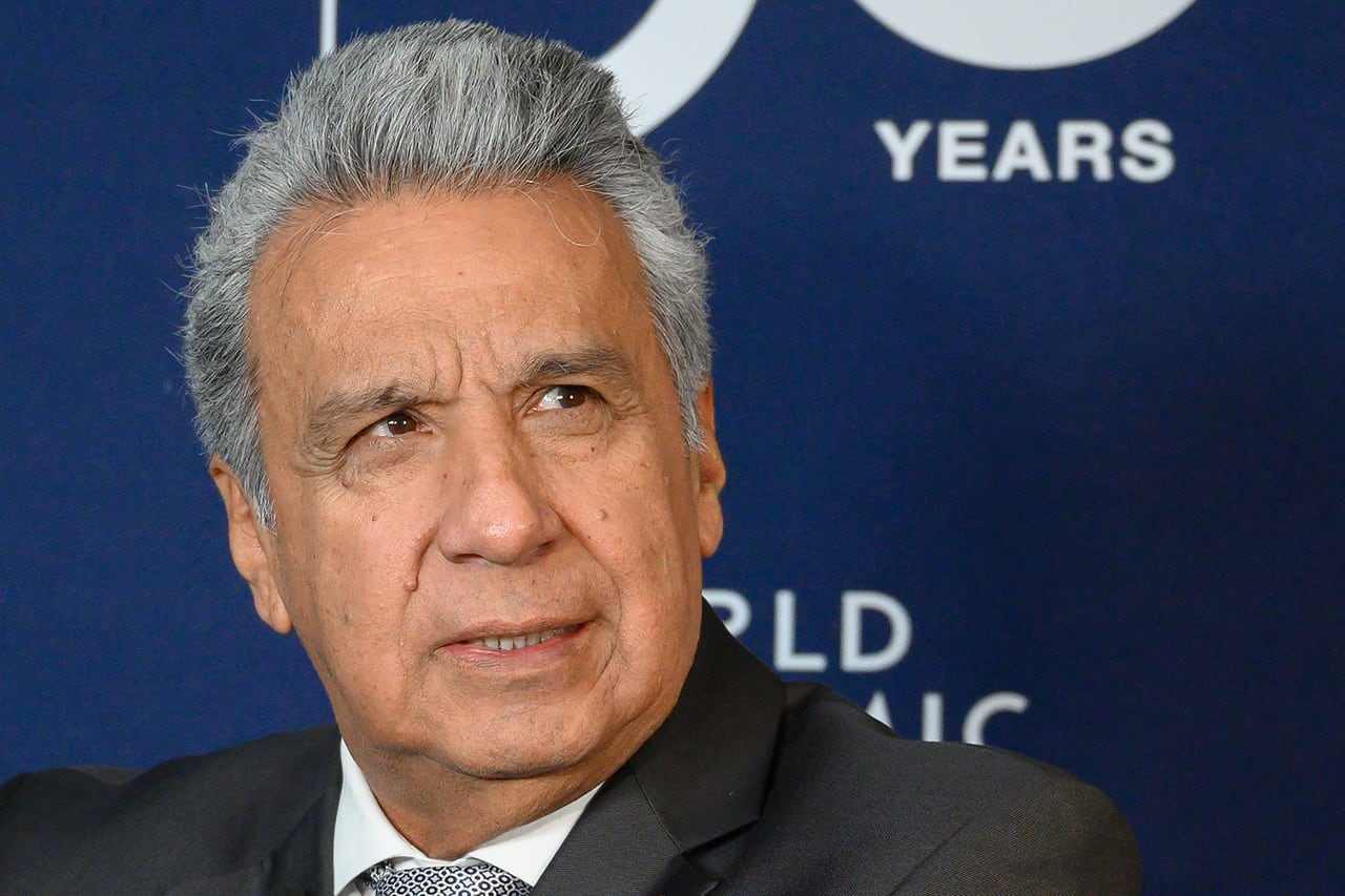 El presidente Lenín Moreno.