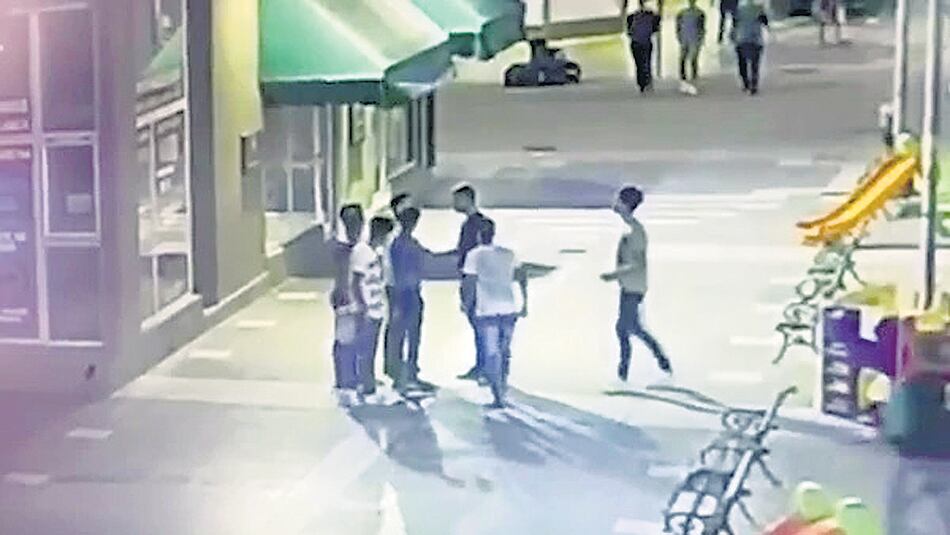 Las cámaras de la zona captaron el desarrollo del ataque a la salida del boliche Margarita.