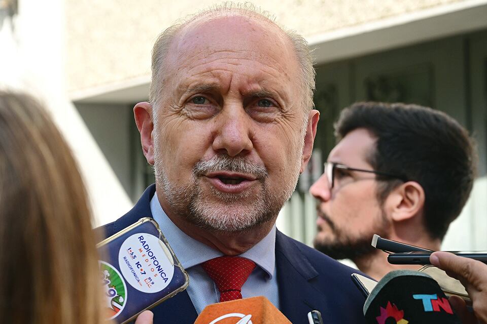 El gobernador Omar Perotti.