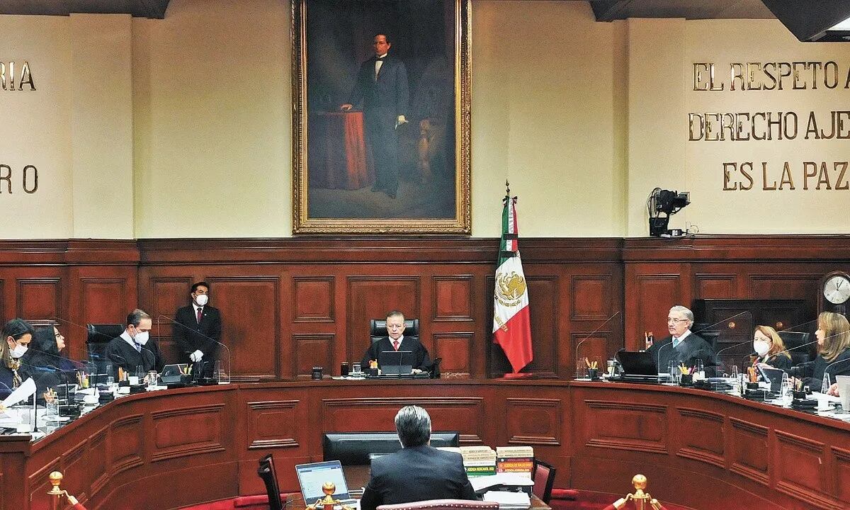 La  Suprema Corte de Justicia de México / captura video