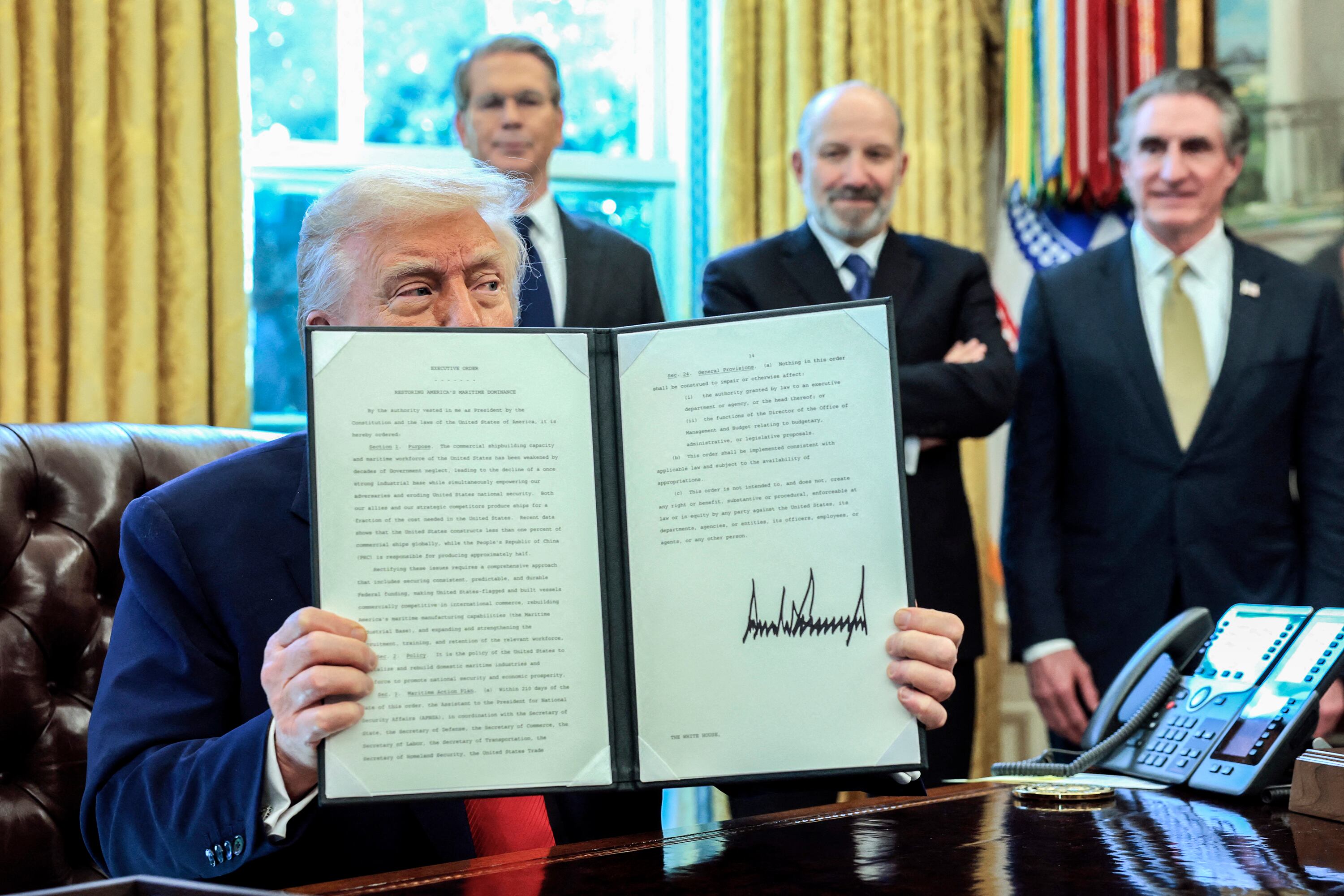 Donald Trump, presidente de Estados Unidos.