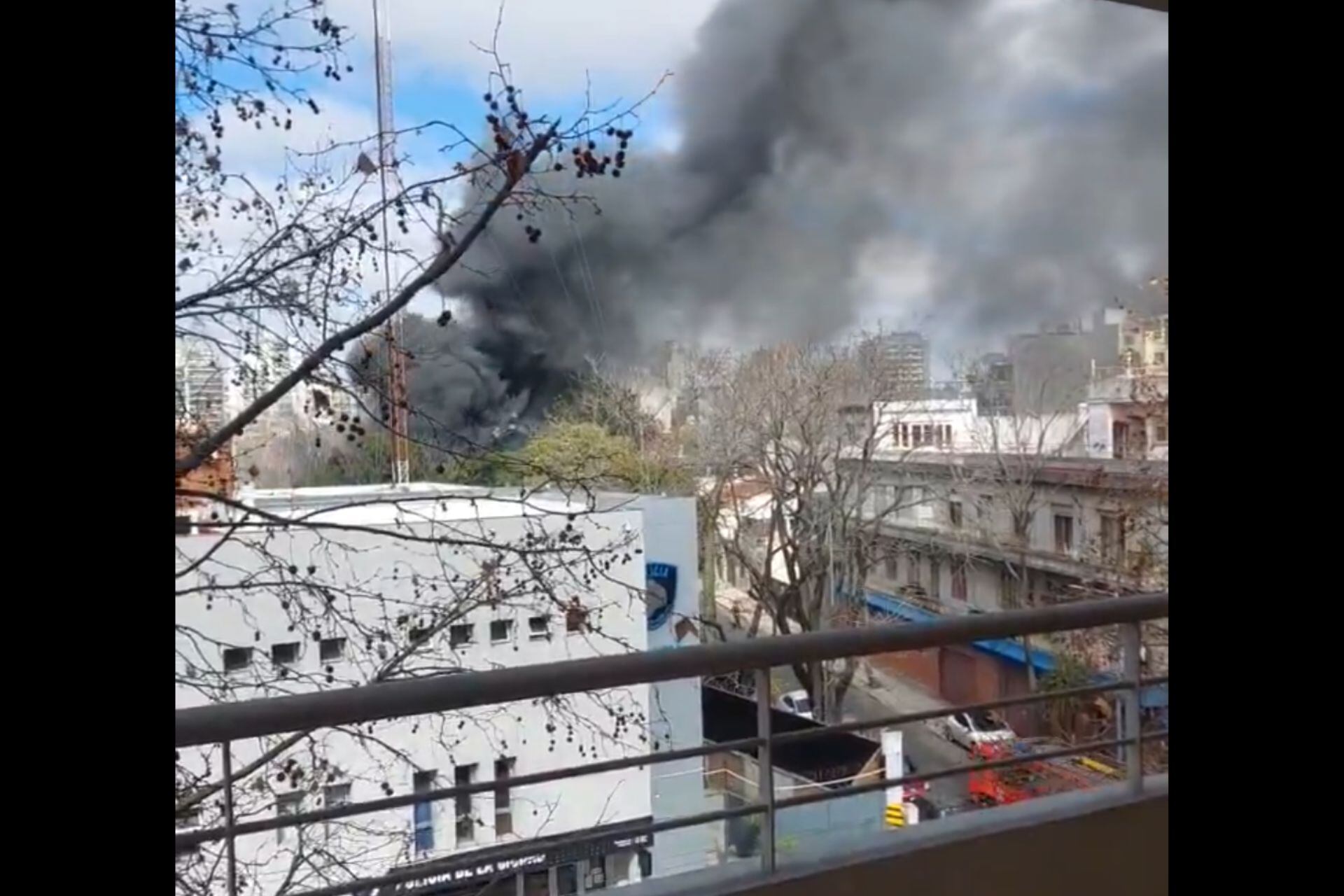 Incendio en Caballito