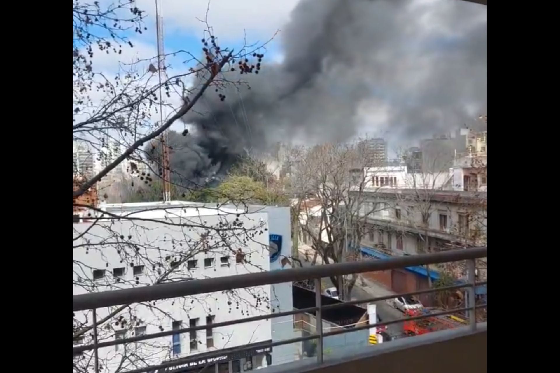 Incendio en Caballito