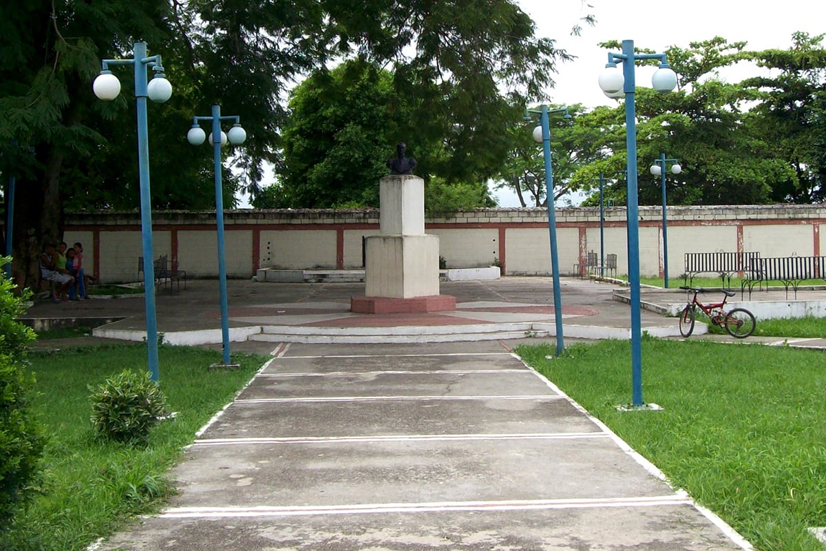 Plaza Bolívar de Farriar, capital del municipio Veroes, estado Yaracuy. Venezuela