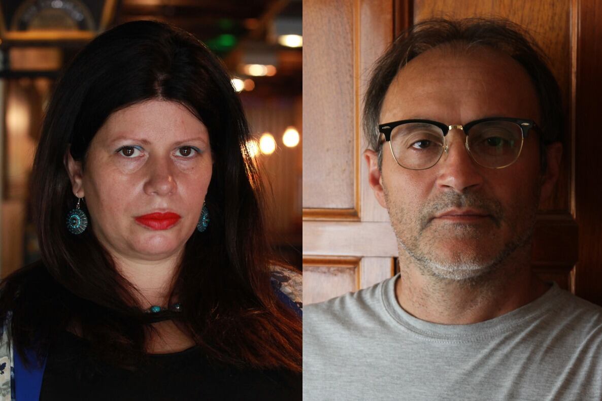 Dolores Reyes y Juan José Becerra, dos autores finalistas.