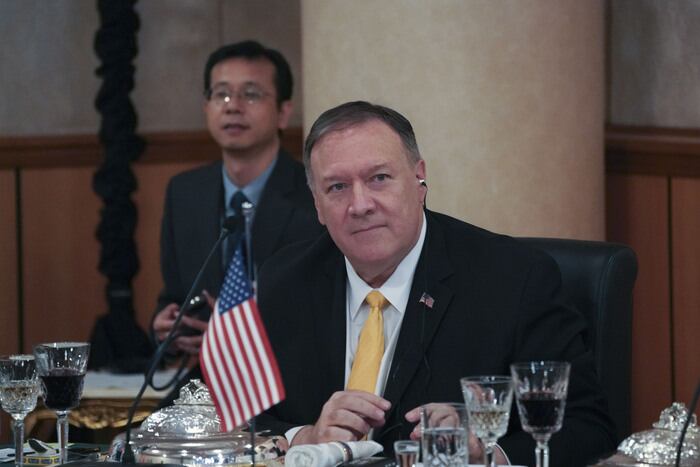 Mike Pompeo, el jefe de la diplomacia norteamericana. 