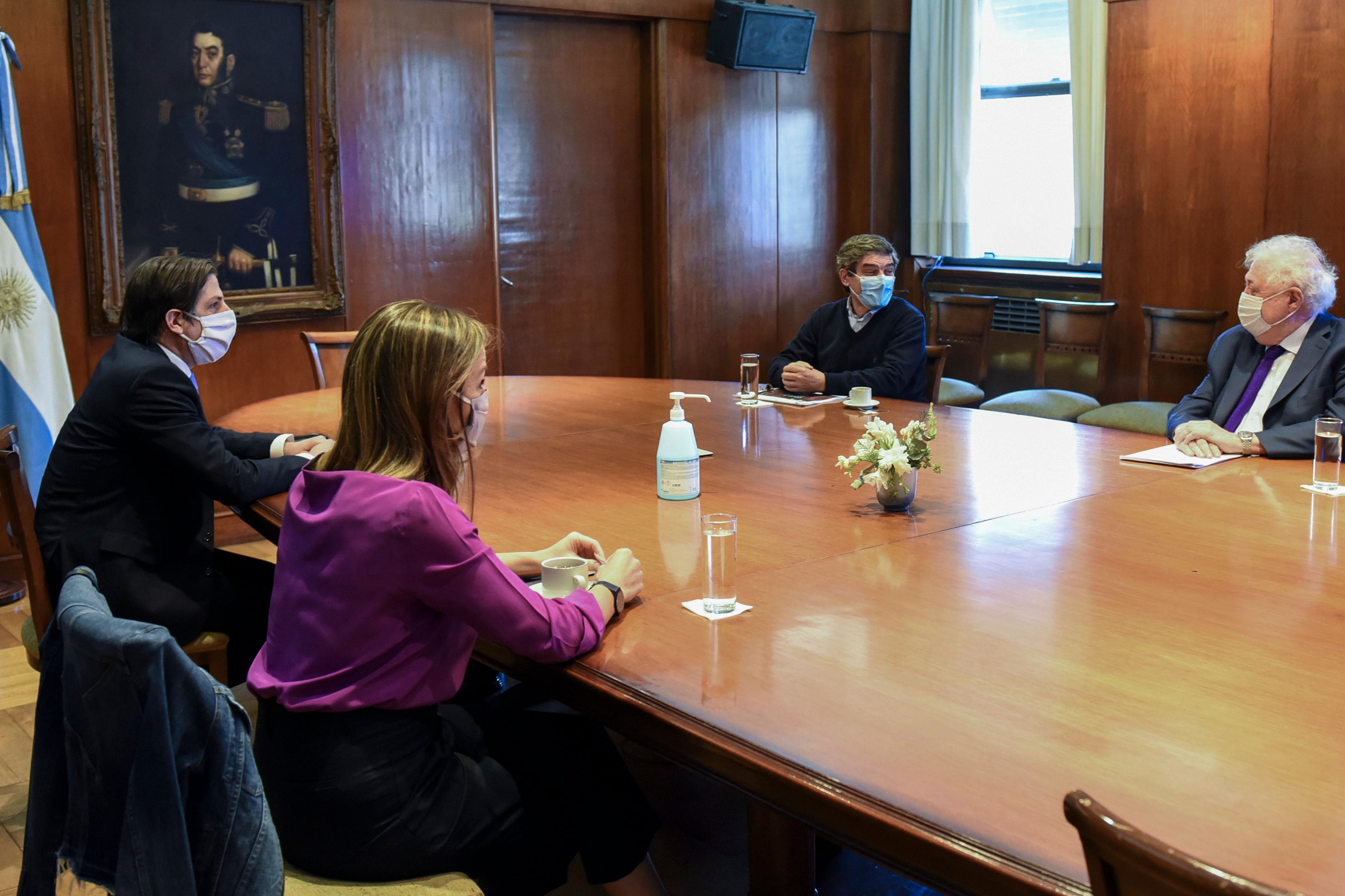 Los ministros de Educación y Salud de Nación y Ciudad se reunieron el lunes.