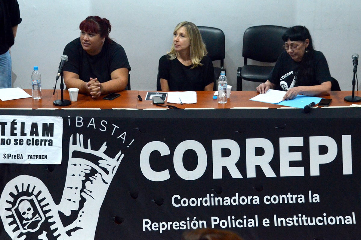 El tridente contra la represión estatal Zaracho, Bregman, Verdú. Imagen: Nicolás Parodi