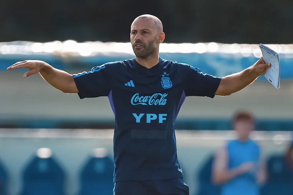 Javier Mascherano, DT de la selecciones Sub-20 y Sub-23 de Argentina.