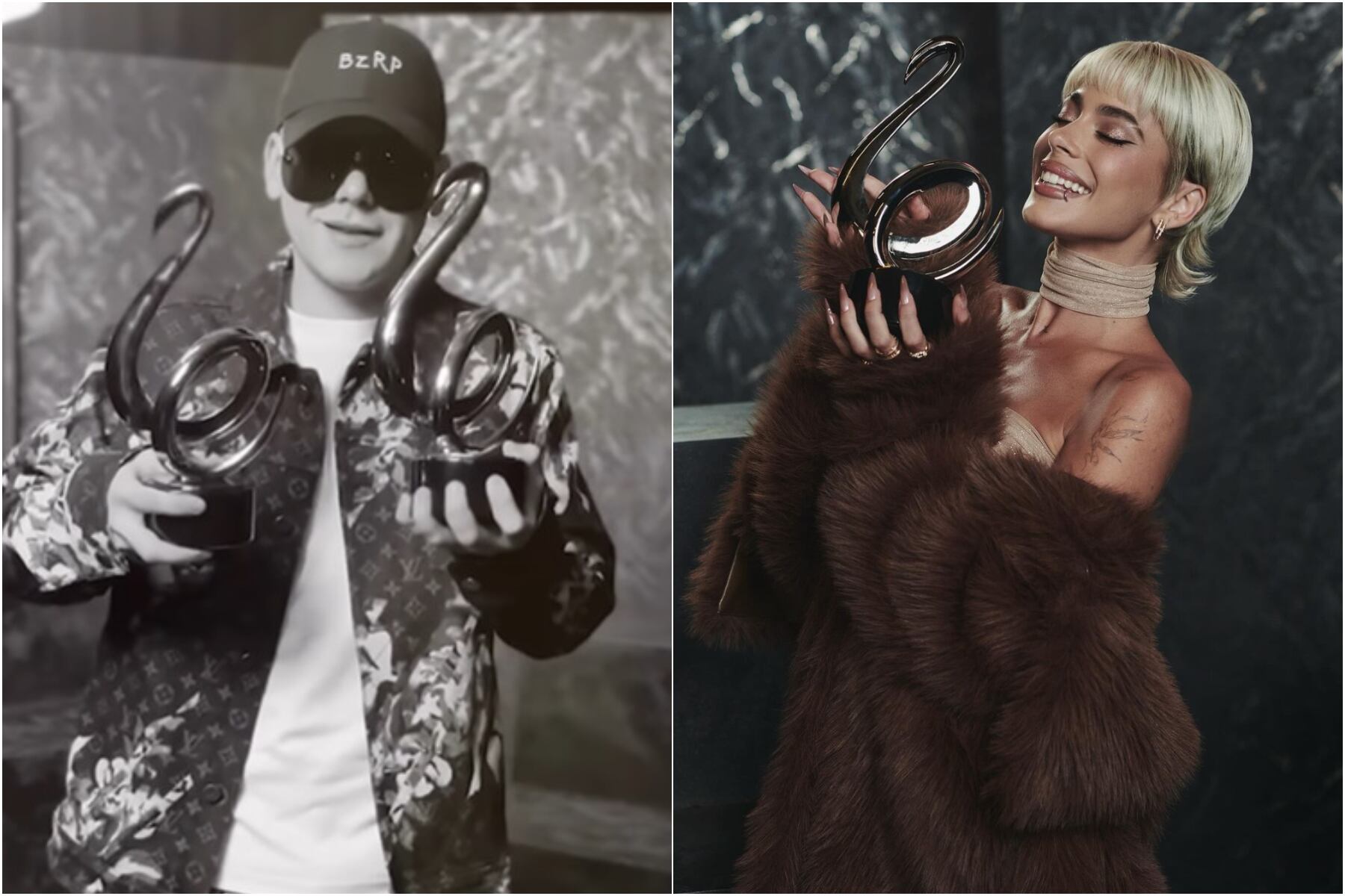 Bizarrap y Tini, los argentinos ganadores de los Premios Lo Nuestro