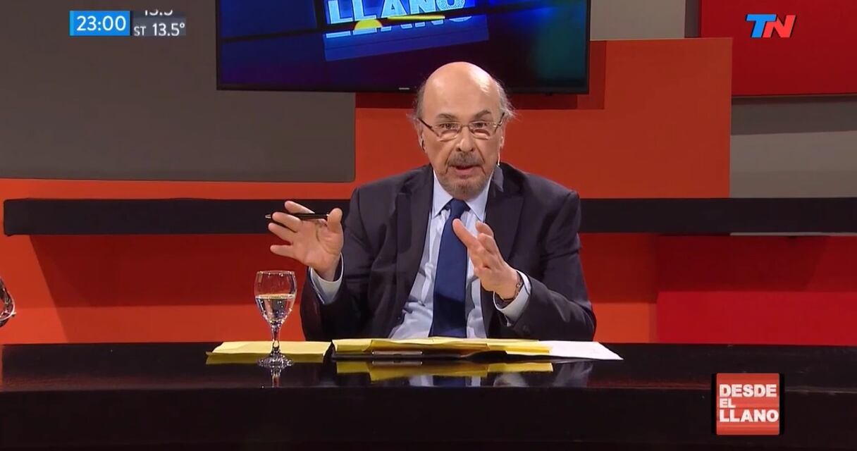 "Cuando se interpreta mal, la culpa es del que se expresa mal y no del que interpreta mal", dijo el periodista.