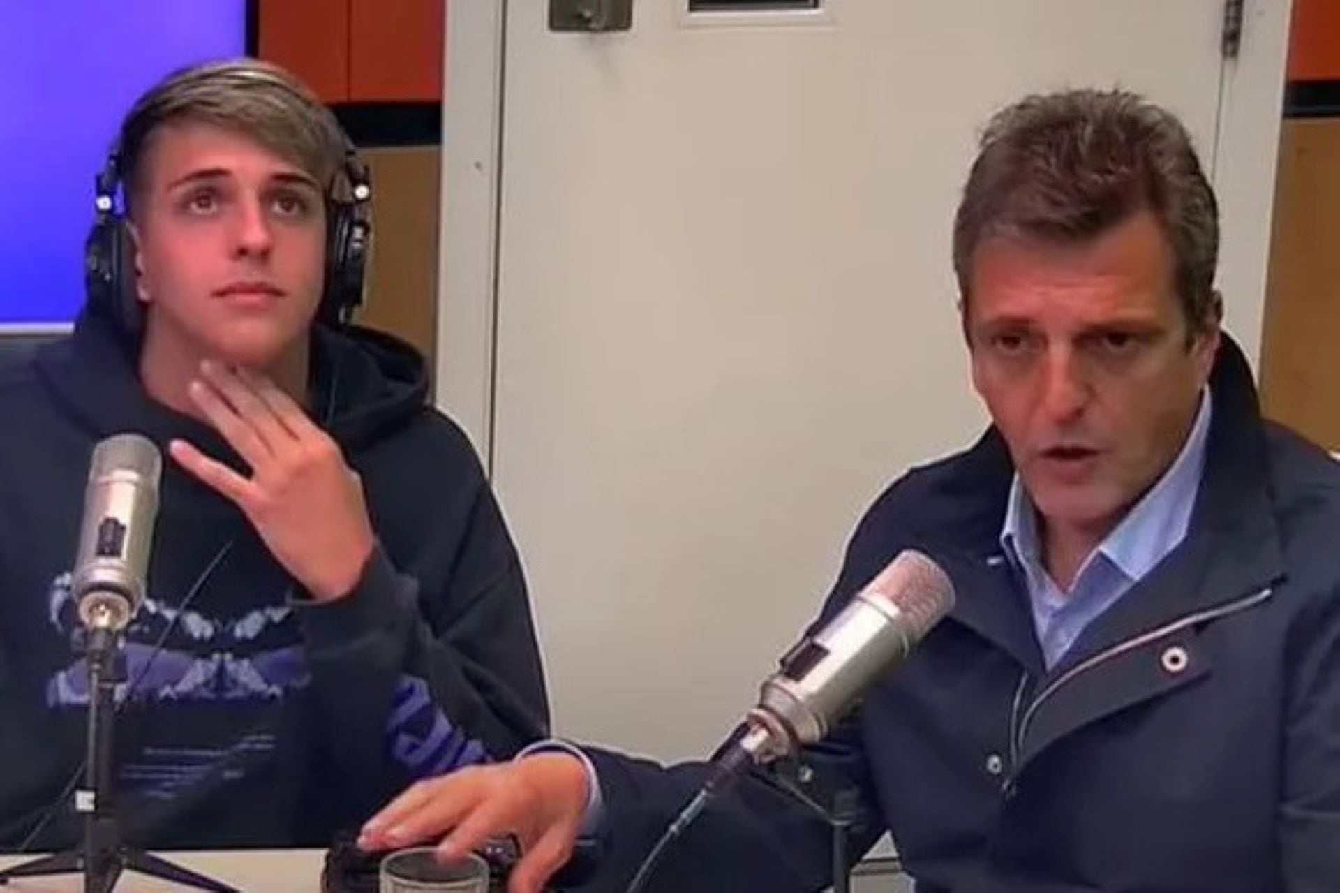 Sergio Massa y su hijo Tomás, a quien le dicen Toto, participaron de un programa con el streamer Luquitas Rodríguez.