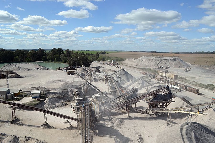 Las canteras en crisis por la caída de la producción y las ventas.