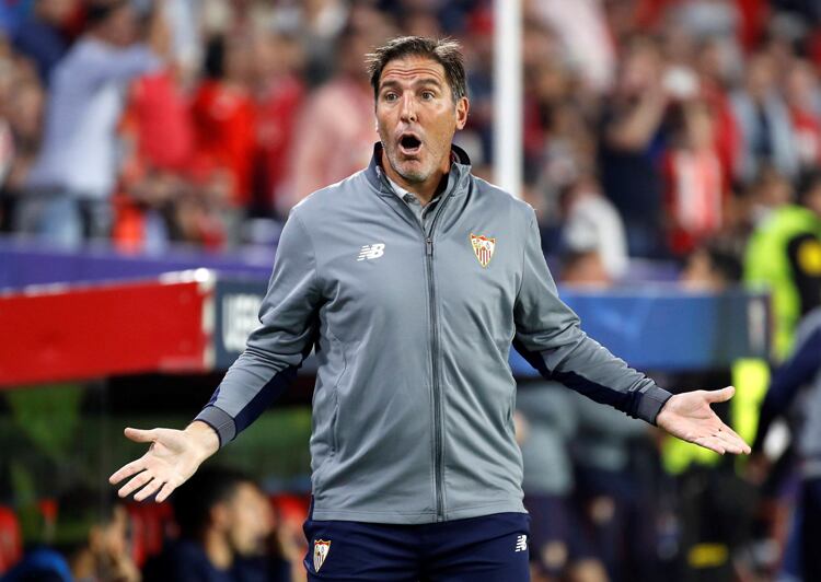 Berizzo como DT del Sevilla: una etapa que ya es pasado.