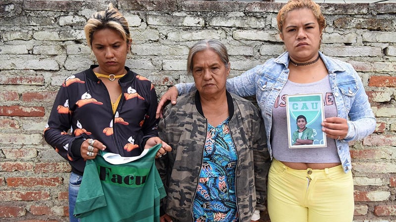 Familiares de Facundo Ferreira.