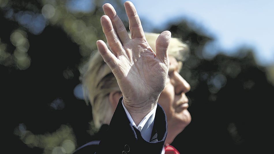 Trump se dice víctima de una caza de brujas.