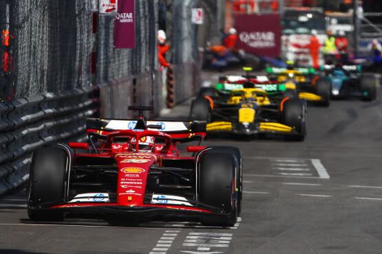 Leclerc dominó de principio a fin la carrera sobre las calles del Principado.