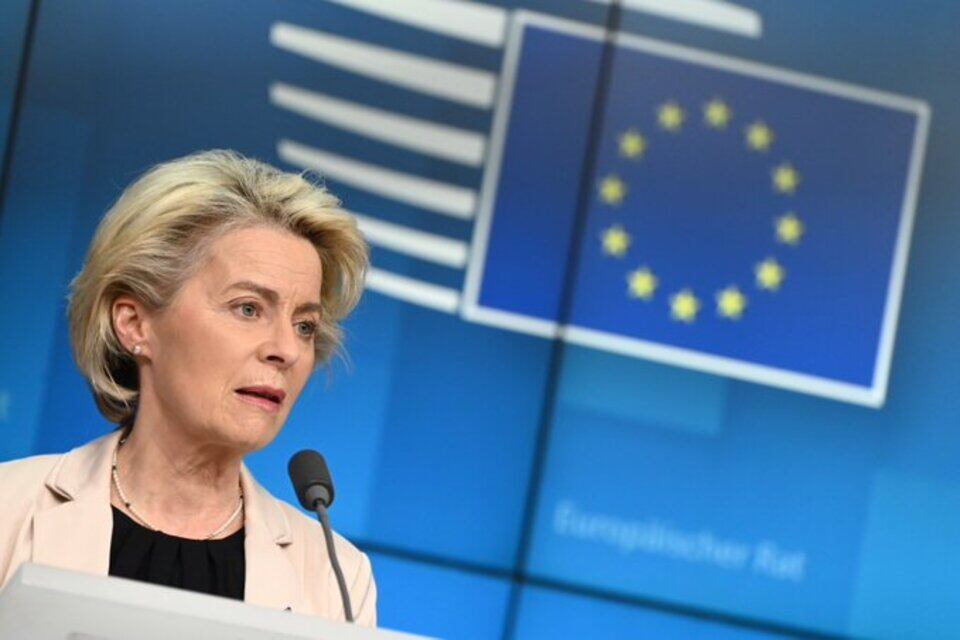 Ursula von der Leyen, presidenta de la Comsión Europea.