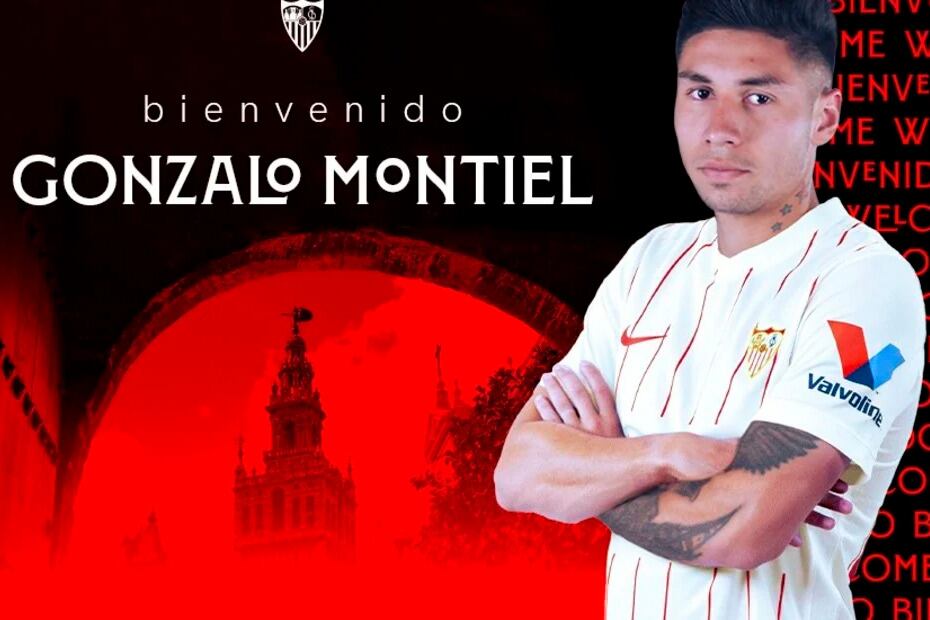 Sevilla presentó a Montiel como nuevo refuerzo