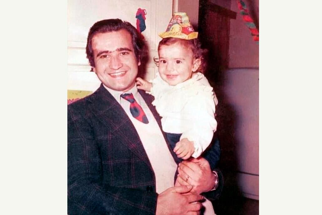 Carlos Moreno y su hijo Matías, actual subsecretario de Derechos Humanos de la Provincia.