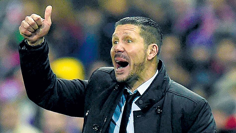 Diego Simeone fue el entrenador argentino mejor posicionado.