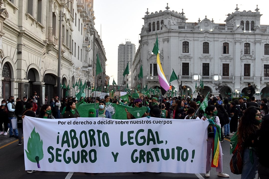 Marcha en Perú por el Día de Acción Global por un Aborto Legal, Seguro y Gratuito