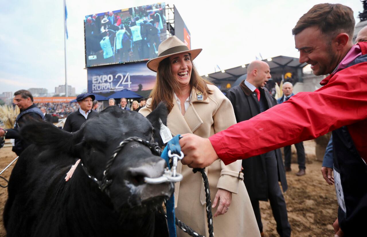 Villarruel en la Rural de 2024. 