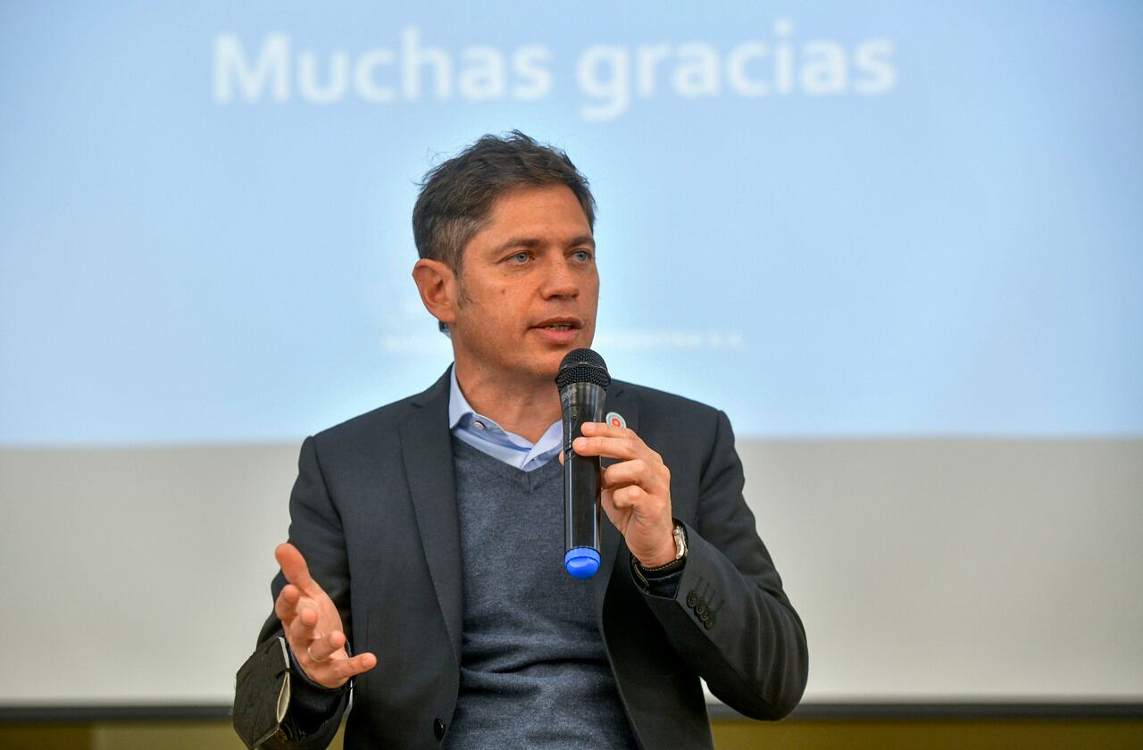 Axel Kicillof, gobernador bonaerense. 