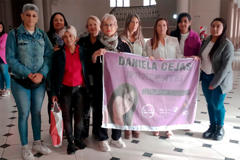 El movimiento Ni Una Menos se movilizó a Tribunales.