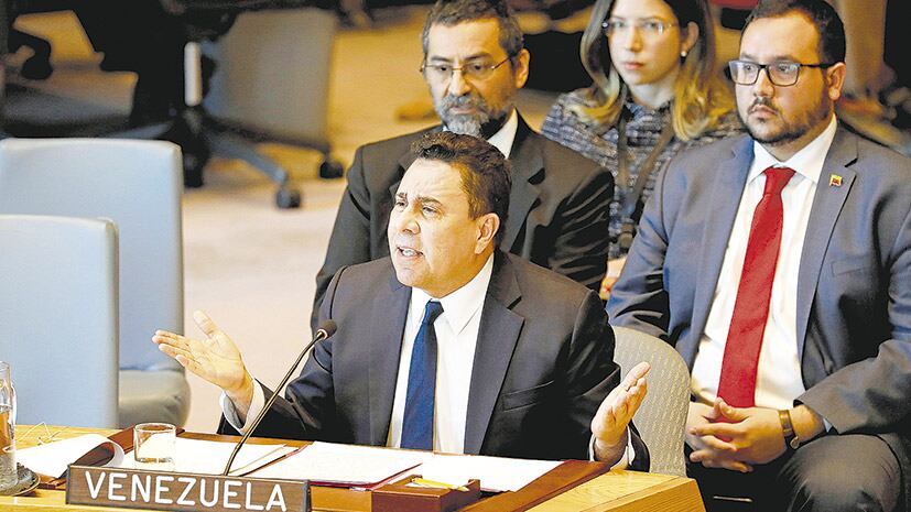 El embajador Samuel Moncada denunció el ataque diseñado y aplicado desde EE.UU. contra Venezuela.