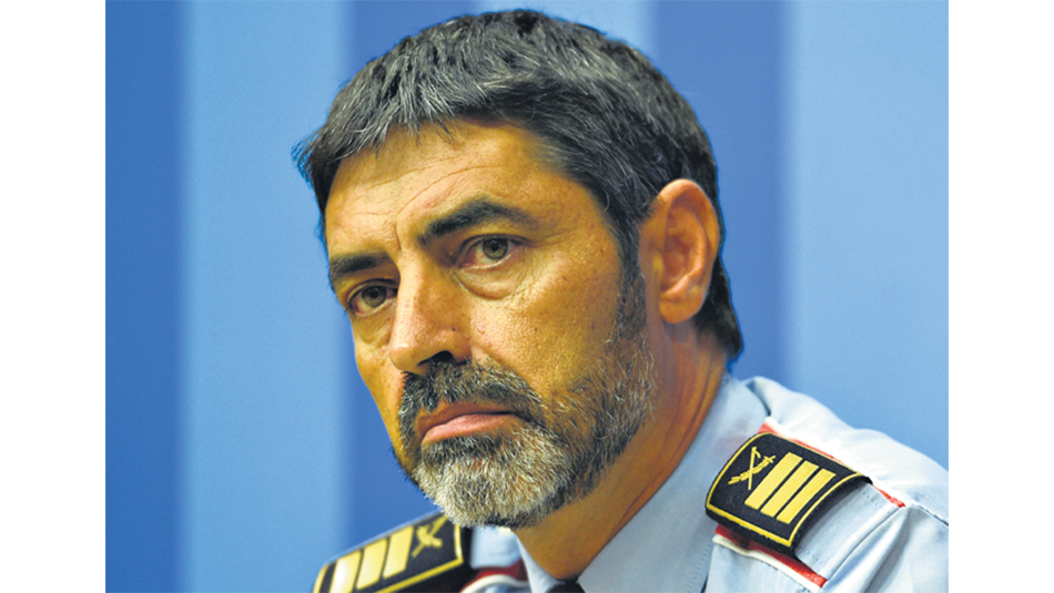 El jefe de la policía catalana, Josep Luis Trapero
