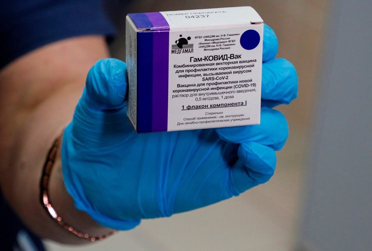 La vacuna Suptnik 5, que Argentina sumó a los acuerdos para proveerse de dosis.