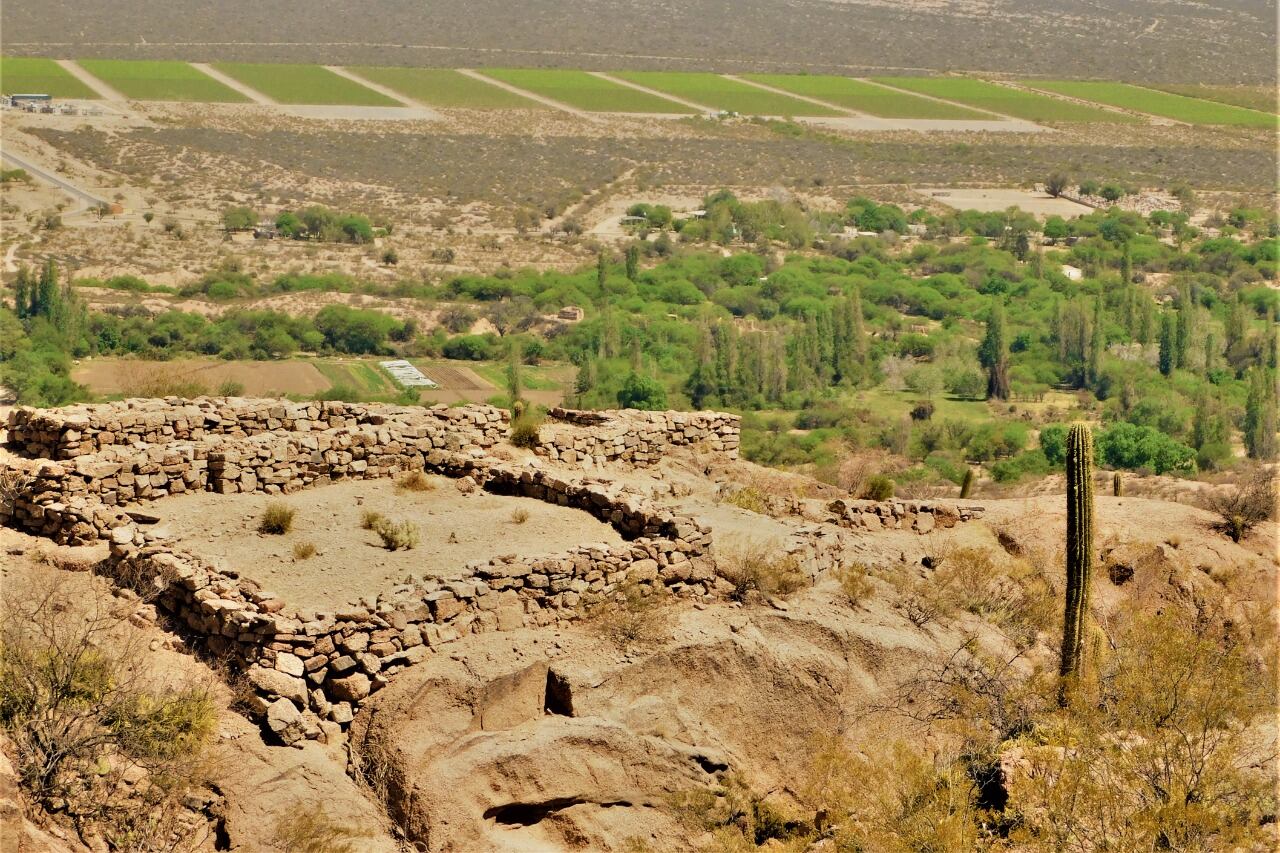 La vivienda del cacique dominaba el valle.