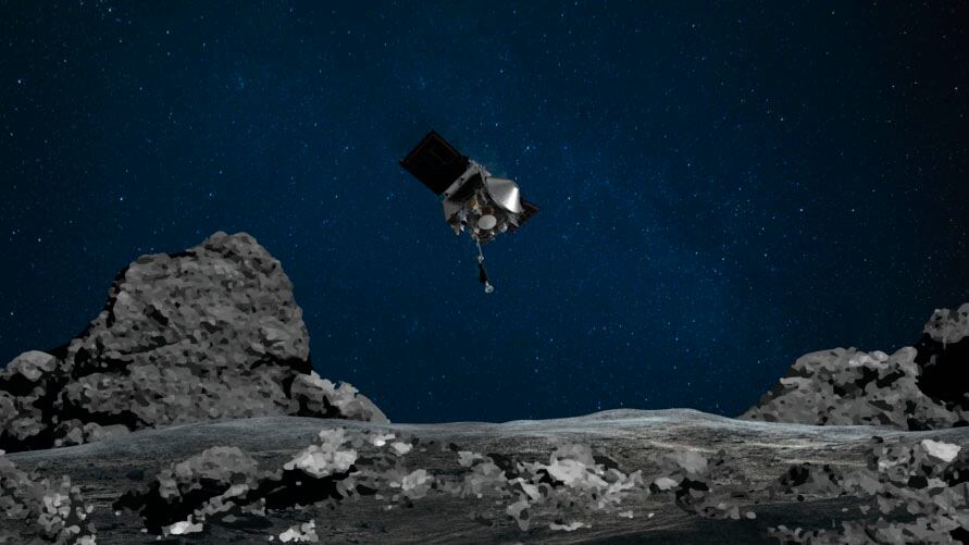 La nave OSIRIS-REx de la NASA desciende este martes 20 de ocubre en Bennu, el asteroide que podría chocar contra la Tierra.