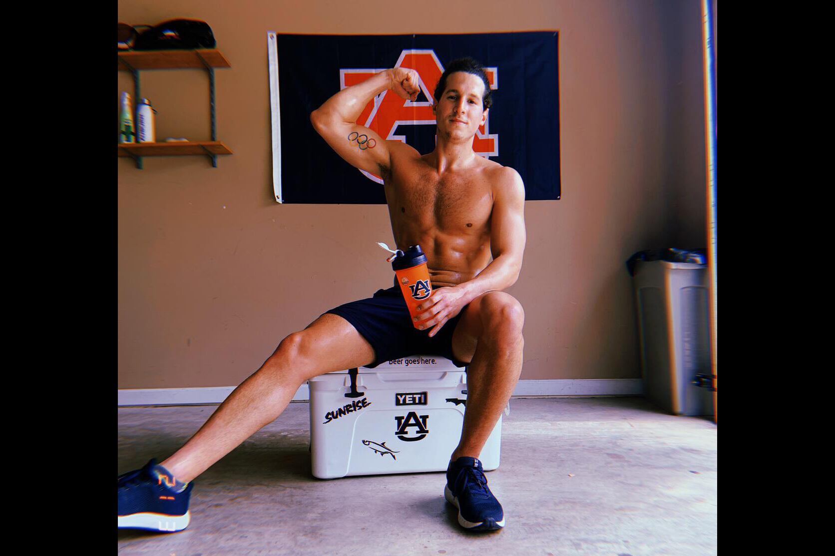 Santiago Grassi, uno de los tres nadadores clasificados para Tokio.