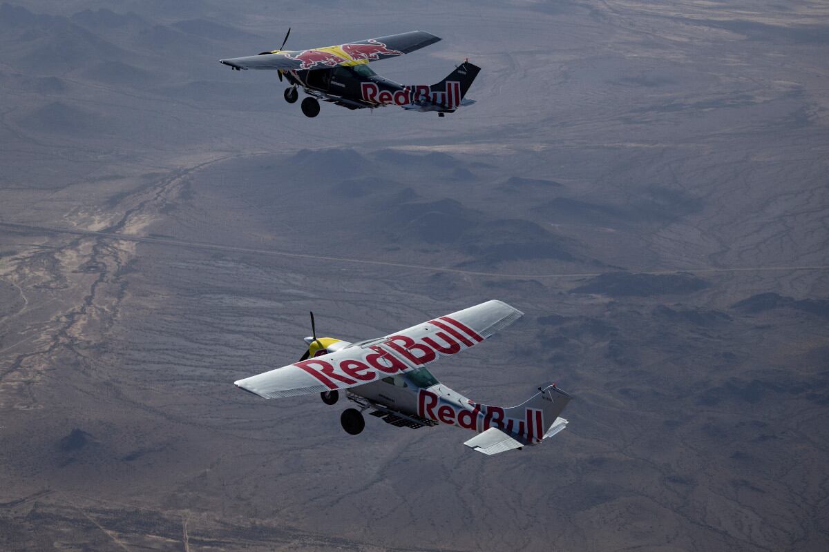 Los aviones que realizaron la prueba en Estados Unidos